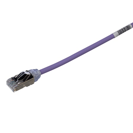 CAT6A 28 AWG PATCH CORD CM LSZH VIO 17M